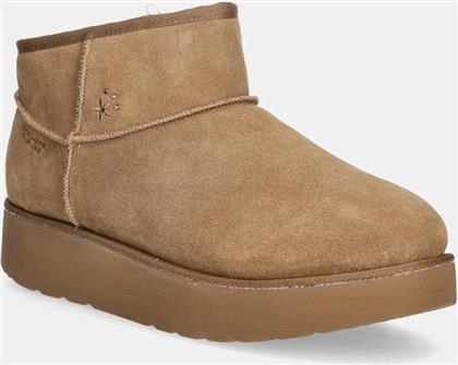 ΜΠΟΤΕΣ ΧΙΟΝΙΟΥ ΣΟΥΕΤ KEEP COZY ΧΡΩΜΑ: ΚΑΦΕ, 169143 SKECHERS