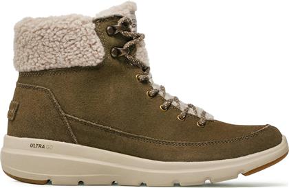 ΜΠΟΤΙΝΙΑ GLACIAL ULTRA 16677/OLV ΠΡΑΣΙΝΟ SKECHERS