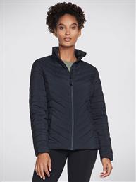 ΜΠΟΥΦΑΝ ANORAK GOSHIELD EVERYDAY JACKET JA6 ΜΑΥΡΟ REGULAR FIT SKECHERS