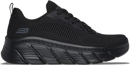 ENGINEERED KNIT FASHION LACE UP SNEAKER 117385-BBK ΜΑΥΡΟ SKECHERS