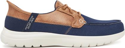 ΜΟΚΑΣΙΝΙΑ ON-THE-GO FLEX-PALMILLA 136536/NVY ΣΚΟΥΡΟ ΜΠΛΕ SKECHERS