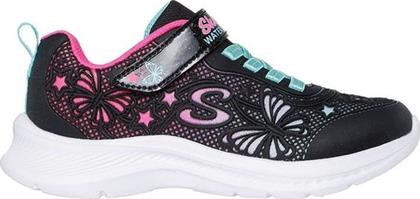 ΠΑΙΔΙΚΑ ΠΑΠΟΥΤΣΙΑ JUMPSTERS 2.0 ΓΙΑ ΚΟΡΙΤΣΙΑ BUTTERFLY FLUSH BLACK (ΜΕΓΕΘΗ 27-35) - ΜΑΥΡΟ SKECHERS