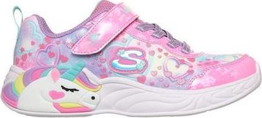 ΠΑΙΔΙΚΑ ΠΑΠΟΥΤΣΙΑ UNICORN DREAMS ΓΙΑ ΚΟΡΙΤΣΙΑ HEART SPARKLES (ΜΕΓΕΘΗ 27-35) - ΡΟΖ SKECHERS