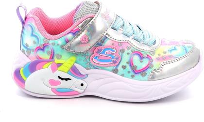 ΠΑΙΔΙΚΟ ΑΘΛΗΤΙΚΟ ΠΑΠΟΥΤΣΙ ΓΙΑ ΚΟΡΙΤΣΙ HEART SPARKLES ΜΕ ΦΩΤΑΚΙΑ ON/OFF ΧΡΩΜΑΤΟΣ ΠΟΛΥΧΡΩΜΟ 303063L-SMLT SKECHERS