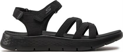 ΣΑΝΔΑΛΙΑ GO WALK FLEX SANDAL-SUNSHINE 141450/BBK ΜΑΥΡΟ SKECHERS