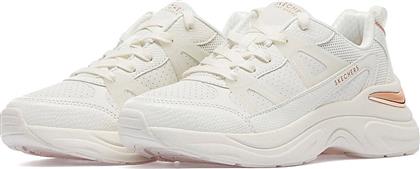 SNAKE TRIMMED PERFORATED DURLEATHER LACE UP FASHION SNEAKER 177576 - SK.WTH SKECHERS