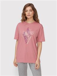 T-SHIRT DIAMOND MAGNOLIA OUTLINE EVERYBODY WTS354 ΡΟΖ RELAXED FIT SKECHERS από το MODIVO