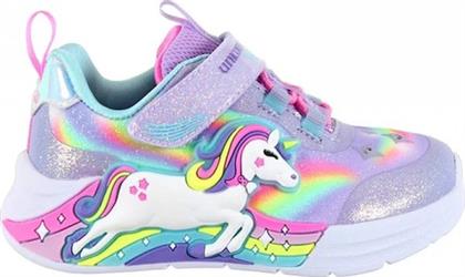 ΒΡΕΦΙΚΑ ΠΑΠΟΥΤΣΙΑ ΓΙΑ ΚΟΡΙΤΣΙΑ UNICORN CHASER LIGHTS - ΜΩΒ SKECHERS