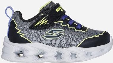 ΒΡΕΦΙΚΑ ΠΑΠΟΥΤΣΙΑ VORTEX 2.0 ΓΙΑ ΑΓΟΡΙΑ GREY (ΜΕΓΕΘΗ 21,5-26,5) - ΜΑΥΡΟ SKECHERS