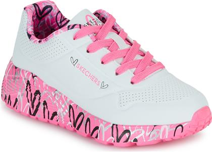 XΑΜΗΛΑ SNEAKERS JGOLDCROWN: UNO LITE - LOVELY LUV SKECHERS