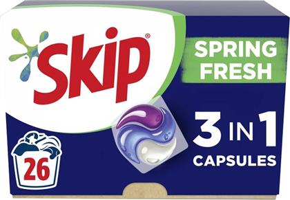 KΑΨΟΥΛΕΣ ΠΛΥΝΤΗΡΙΟΥ ΡΟΥΧΩΝ ULTIMATE SPRING FRESH 26 ΜΕΖΟΥΡΕΣ SKIP