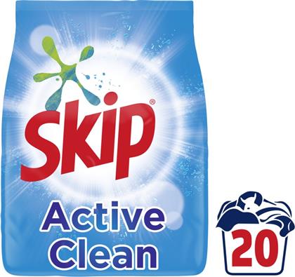 ΣΚΟΝΗ ΠΛΥΝΤΗΡΙΟΥ ΡΟΥΧΩΝ ACTIVE CLEAN 20 ΜΕΖΟΥΡΕΣ SKIP