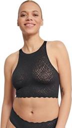 ΜΠΟΥΣΤΑΚΙ ZERO FEEL BLISS CROP TOP ΜΑΥΡΟ SLOGGI από το PLUS4U