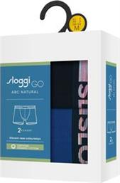 ΜΠΟΞΕΡΑΚΙ MEN GO ABC NATURAL B H SHORT 2 ΤΜΧ ΣΚΟΥΡΟ ΜΠΛΕ SLOGGI από το PLUS4U