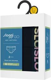 ΣΛΙΠΑΚΙ MEN GO ABC NATURAL B H MIDI 2 ΤΜΧ ΜΑΥΡΟ SLOGGI από το PLUS4U