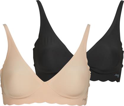 ΤΡΙΓΩΝΙΚΑ/ ΧΩΡΙΣ ΕΝΙΣΧΥΣΗ ZERO MICROFIBRE 2.0 SOFT BRA PACK DE 2 SLOGGI