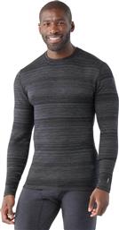 ΑΝΔΡΙΚΗ ΜΠΛΟΥΖΑ ΜΕ ΣΤΡΟΓΓΥΛΗ ΛΑΙΜΟΚΟΨΗ ''CLASSIC THERMAL MERINO BASE LAYER'' - SW016350K421 ΑΝΘΡΑΚΙ SMARTWOOL