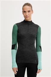 ΙΣΟΘΕΡΜΙΚΟ ΜΑΚΡΥΜΑΝΙΚΟ INTRAKNIT THERMAL MERINO BASE LAYER COLORBLOCK ΧΡΩΜΑ: ΜΑΥΡΟ, SW002837 SMARTWOOL