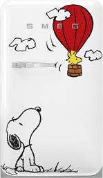 FAB10RDSN6 ΜΕ ΔΕΞΙ ΑΝΟΙΓΑ ΠΟΡΤΑΣ 122 LT ΛΕΥΚΟ SNOOPY ΨΥΓΕΙΟ ΜΟΝΟΠΟΡΤΟ SMEG