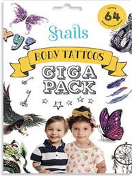 ΠΑΙΔΙΚΑ ΤΑΤΟΥΑΖ GIGA PACK - ΠΟΛΥΧΡΩΜΟ SNAILS