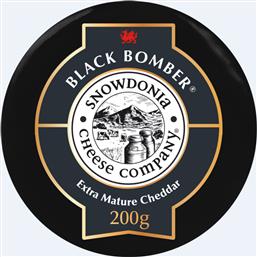 ΤΥΡΙ CHEDDAR BLACK BOMBER (200 G) SNOWDONIA