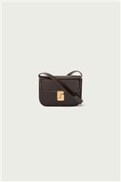 ΓΥΝΑΙΚΕΙΑ ΔΕΡΜΑΤΙΝΗ ΤΣΑΝΤΑ ΩΜΟΥ/CROSSBODY ''BELL'' - SEM0378BELL ΚΑΦΕ SOEUR