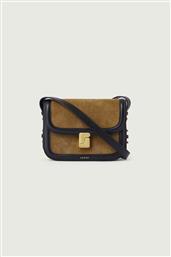 ΓΥΝΑΙΚΕΙΑ SUEDE ΤΣΑΝΤΑ ΩΜΟΥ/CROSSBODY ''BELLISSIMA MINI'' - SEM0208BELLIMIN ΜΑΥΡΟ-ΚΑΦΕ SOEUR