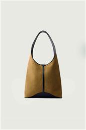 ΓΥΝΑΙΚΕΙΑ SUEDE ΤΣΑΝΤΑ TOTE ''DELICE'' - SEM0366DELICE ΜΑΥΡΟ-ΚΑΦΕ SOEUR