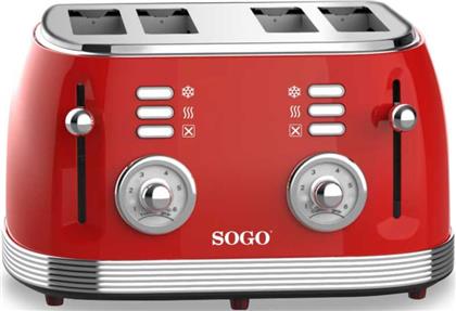 TOS-SS-5465 4 ΘΕΣΕΩΝ 1500W ΚΟΚΚΙΝΟ ΦΡΥΓΑΝΙΕΡΑ SOGO