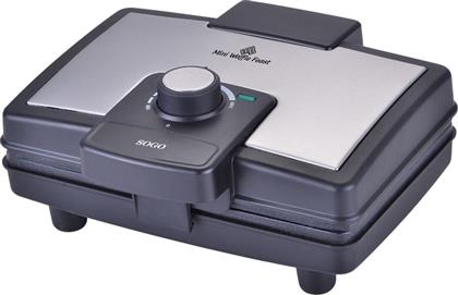 ΒΑΦΛΙΕΡΑ WAF-SS-7230 800 W 2 ΘΕΣΕΩΝ ΑΣΗΜΙ SOGO