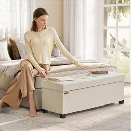 ΤΑΜΠΟΥΡΕ ΜΕ ΑΠΟΘΗΚΕΥΤΙΚΟ ΧΩΡΟ (110X38X40) LSF018W01 SONGMICS
