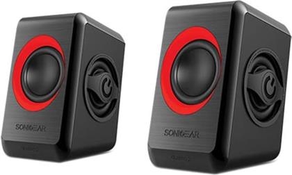 ΗΧΕΙΑ 2.0 QUATRO 2 6W - BLACK SONIC GEAR