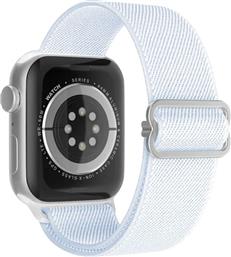 ΛΟΥΡΑΚΙ ELASTIC NYLON LOOP SPORT BAND ΓΙΑ APPLE WATCH 38/40/41MM - ΛΕΥΚΟ SONIQUE