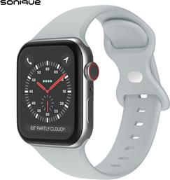 ΛΟΥΡΑΚΙ ΣΙΛΙΚΟΝΗΣ ΓΙΑ APPLE WATCH 41MM - ΑΝΟΙΧΤΟ ΓΚΡΙ SONIQUE