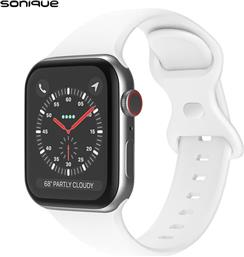 ΛΟΥΡΑΚΙ ΣΙΛΙΚΟΝΗΣ ΓΙΑ APPLE WATCH 41MM - ΛΕΥΚΟ SONIQUE