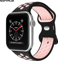 ΛΟΥΡΑΚΙ ΣΙΛΙΚΟΝΗΣ ΓΙΑ APPLE WATCH 49MM - ΜΑΥΡΟ SONIQUE