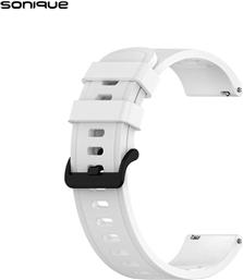 ΛΟΥΡΑΚΙ SOFT BAND ΓΙΑ AMAZFIT SMARTWATCHES 20MM - ΛΕΥΚΟ SONIQUE