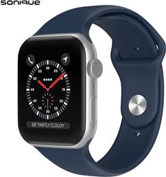 ΛΟΥΡΑΚΙ SOFT BAND ΓΙΑ APPLE WATCH 38/40/41MM - ΜΠΛΕ ΣΚΟΥΡΟ SONIQUE