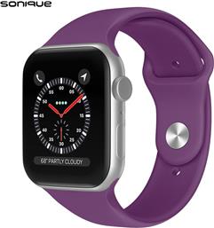 ΛΟΥΡΑΚΙ SOFT BAND ΓΙΑ APPLE WATCH 38/40/41MM - ΜΩΒ SONIQUE