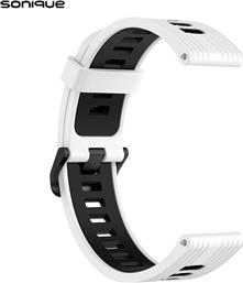 ΛΟΥΡΑΚΙ SPORT BAND ΓΙΑ AMAZFIT SMARTWATCHES 20MM - ΛΕΥΚΟ SONIQUE