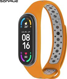 ΛΟΥΡΑΚΙ SPORT ΓΙΑ XIAOMI MI SMART BAND 5/MI SMART BAND 6 - ΠΟΡΤΟΚΑΛΙ SONIQUE