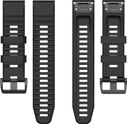 ΛΟΥΡΑΚΙ STRIPE BAND ΓΙΑ SMARTWATCHES 22MM - ΜΑΥΡΟ SONIQUE