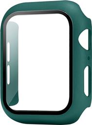 ΘΗΚΗ ΠΡΟΣΤΑΣΙΑ PC + TEMPERED GLASS ΓΙΑ APPLE WATCH 38MM - ΠΡΑΣΙΝΟ ΣΚΟΥΡΟ SONIQUE