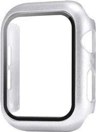 ΘΗΚΗ ΠΡΟΣΤΑΣΙΑ PC + TEMPERED GLASS ΓΙΑ APPLE WATCH 40MM - ΑΣΗΜΙ SONIQUE