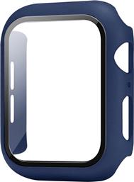 ΘΗΚΗ ΠΡΟΣΤΑΣΙΑ PC + TEMPERED GLASS ΓΙΑ APPLE WATCH 40MM - ΜΠΛΕ ΣΚΟΥΡΟ SONIQUE