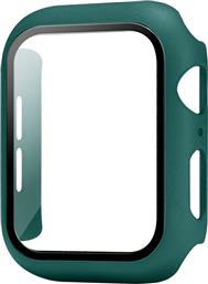 ΘΗΚΗ ΠΡΟΣΤΑΣΙΑ PC + TEMPERED GLASS ΓΙΑ APPLE WATCH 44MM - ΠΡΑΣΙΝΟ ΣΚΟΥΡΟ SONIQUE