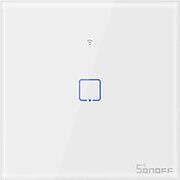 T0EU1C-TX 1 CHANNEL TOUCH LIGHT SWITCH WI-FI WHITE SONOFF