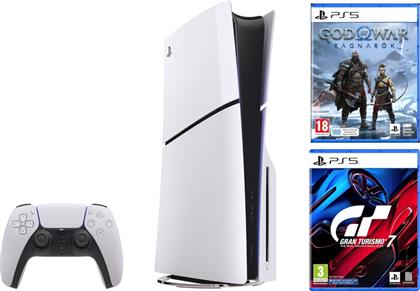 PLAYSTATION 5 SLIM GRAN TURISMO 7 GOD OF WAR RAGNAROK SONY