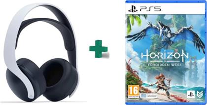 PS5 PULSE 3D GAMING ΑΣΥΡΜΑΤΑ ΑΚΟΥΣΤΙΚΑ 2.4 GHZ/3.5MM - ΛΕΥΚΑ + HORIZON FORBIDDEN WEST SONY