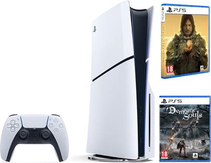 PS5 SLIM EDITION & DEMON'S SOULS & DEATH STANDING DIRECTOR`S CUT SONY
